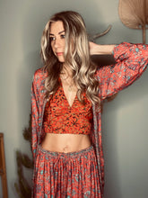 Load image into Gallery viewer, Stevie reversible top Red/ Green