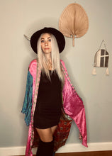 Load image into Gallery viewer, Patchwork Long Duster Kimono