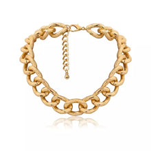 Load image into Gallery viewer, Cuban Chunky Chain necklace and bracelet Set