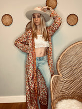 Load image into Gallery viewer, Long Duster Kimono