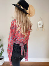 Load image into Gallery viewer, Silk bell sleeve top