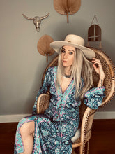 Load image into Gallery viewer, Kimono Dress navy