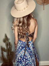 Load image into Gallery viewer, Stevie reversible top Blue/ Navy