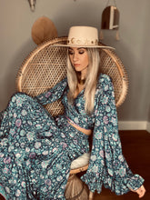 Load image into Gallery viewer, Boho skirt navy