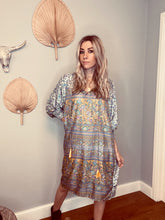 Load image into Gallery viewer, Boho Tunic Dress &amp; matching headband XS-S