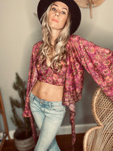 Load image into Gallery viewer, Stevie reversible top Pink/ Green