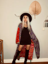 Load image into Gallery viewer, Patchwork Long Duster Kimono