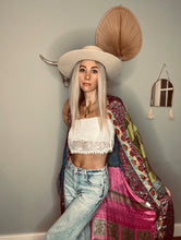 Load image into Gallery viewer, Patchwork Long Duster Kimono