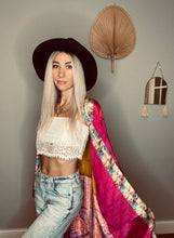 Load image into Gallery viewer, Patchwork Long Duster Kimono