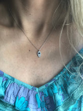 Load image into Gallery viewer, Evil Eye Hand of Fatima Silver Necklace